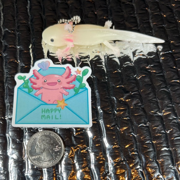 HAPPY MAIL Axolotl Crazy Trending WaterProof Single Decor Accent Sticker - Picture 4 of 4